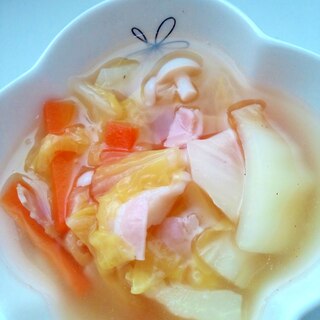 お野菜たっぷり☆コク旨中華スープ